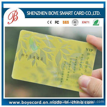 Transparent Effect with Magnetic Stripe Card/Lo-Co